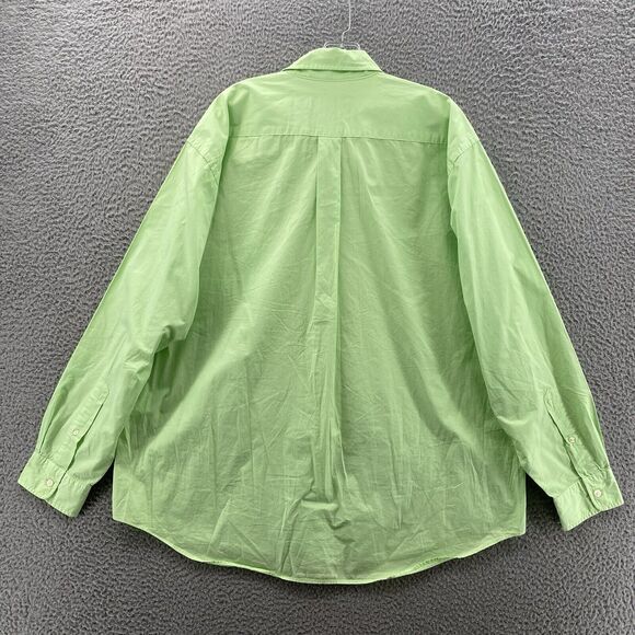 Vineyard Vines Shirt Men's XL Lime Green Slim Tucker Whale Button Down Preppy - Picture 5 of 11